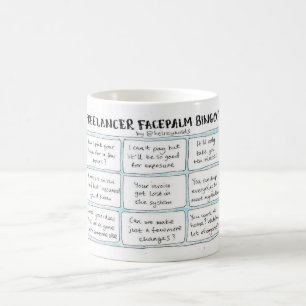 Taza De Café Facepalm Bingo Mug