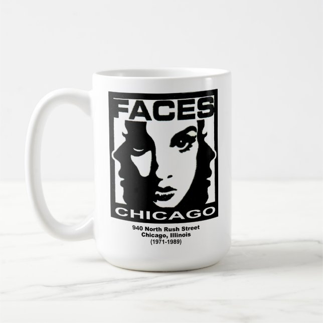 Taza De Café Faces, Chicago, Illinois (Izquierda)
