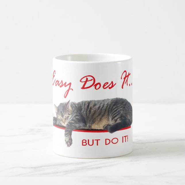 Taza De Café fácil lo hace gato (Centro)