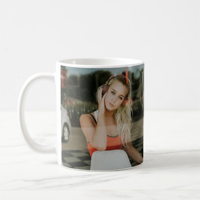 Taza De Café ¡FÁCIL! Mug - Personalizado - Añadir su imagen (Izquierda)