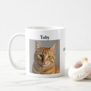 Taza De Café Fácil personalización regalo de foto de mascota pa