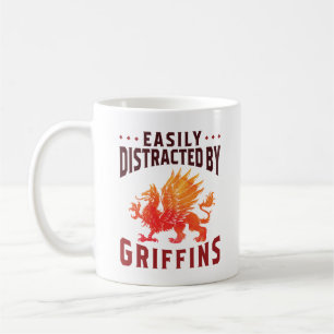 Taza De Café Fácilmente distrado por Griffins Guay Fantasy Love