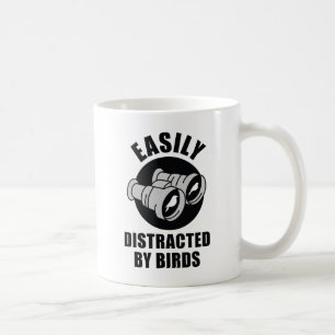 Taza De Café Fácilmente Distrado Por Las Aves