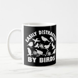 Taza De Café Fácilmente Distrado Por Las Aves