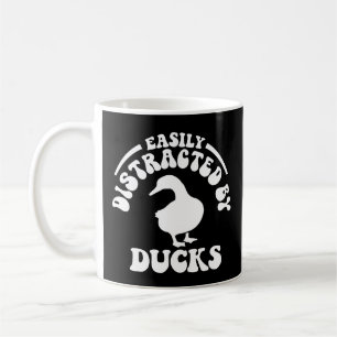 Taza De Café Fácilmente Distrado Por Patos
