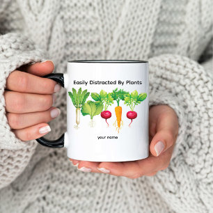 Taza De Café Fácilmente Distrado Por Plantas/Jardinero vegetal
