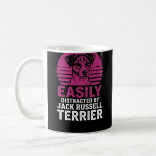 Taza De Café Fácilmente Distraído Por Jack Russell Terrier