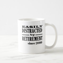 Taza De Café Fácilmente Distraído por la Jubilación Regalo Dive
