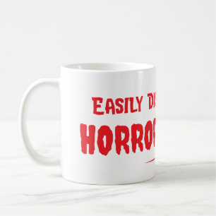 Taza De Café Fácilmente Distraído Por Películas De Terror Pelíc
