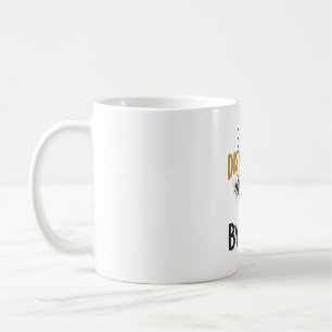 Taza De Café Fácilmente Distraído Por Vacas Camiseta Divertida