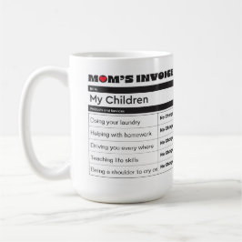 Taza De Café Factura personalizada de la madre - Fotos familiar