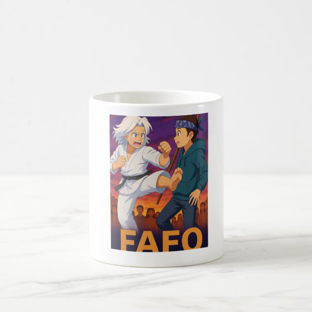 Taza De Café FAFO – Experience Wins Every Time (Centro)