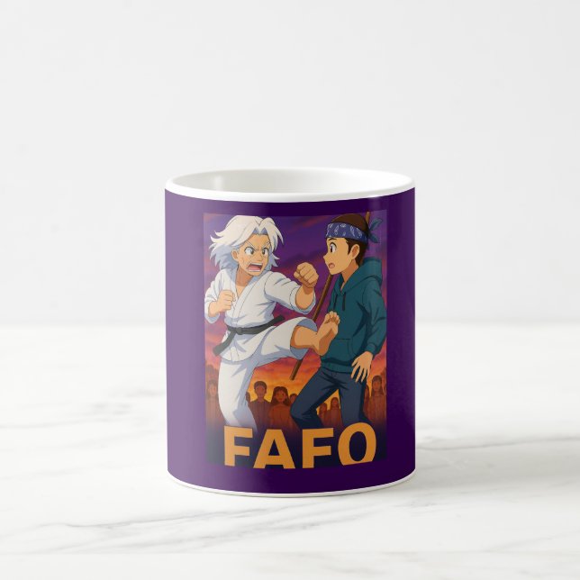 Taza De Café FAFO – Experience Wins Every Time (Centro)