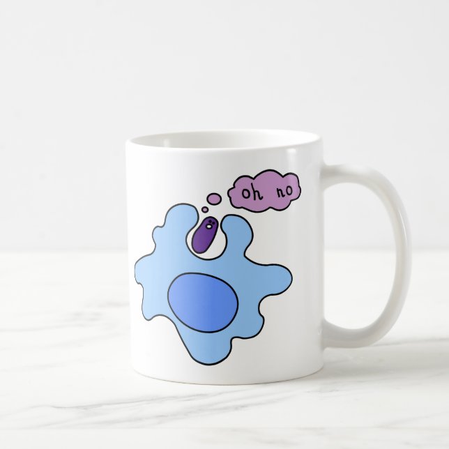 Taza De Café Fagocitosis de las bacterias (Derecha)