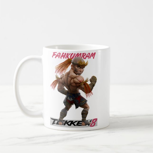 Taza De Café Fahkumram: The Lightning God // Tekken Muay Thai (Izquierda)