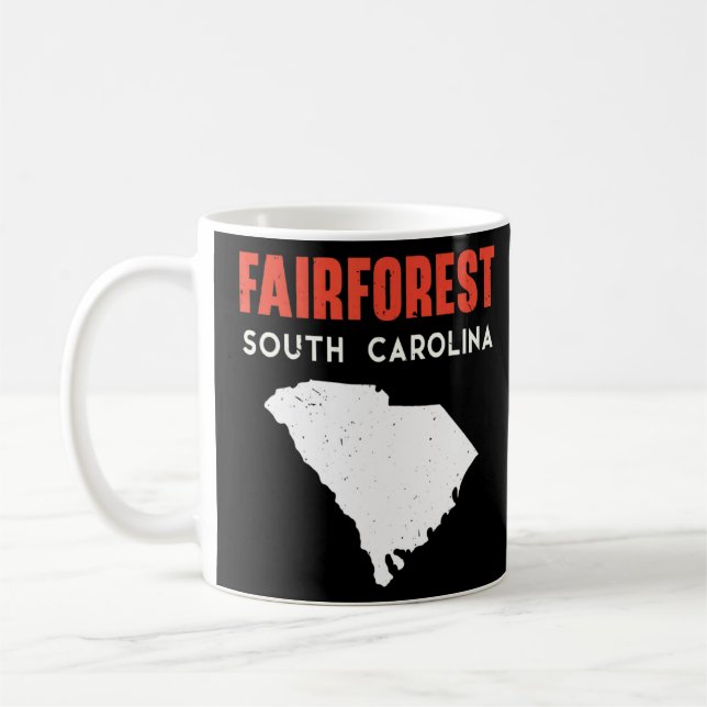 Taza De Café Fairforest South Carolina Estados Unidos de Améric (Izquierda)