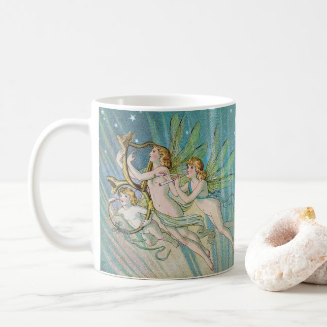 Taza De Café “ Fairies ” , E. Gertrude Thomson (Con donut)