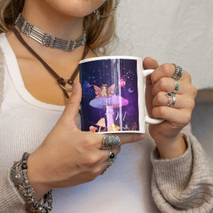 Taza De Café Fairy Enchroom Magic Mushroom Personal