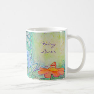 Taza De Café Fairy Flower Garden Art Personalizado Coffee Mugs
