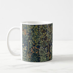 Taza De Café Faisán pájaro árbol bosque William Morris