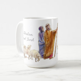 Taza De Café Faith Abraham y Sarah Mug