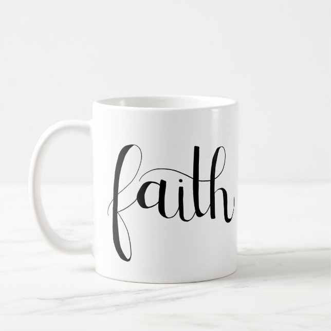 Taza De Café Faith Coffee Mug (Izquierda)