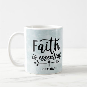 Taza De Café Faith Essential Personalized Coffee Mug
