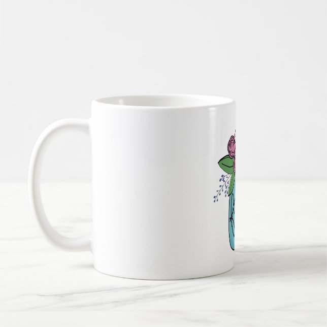 Taza De Café Faith Floral Jug (Izquierda)