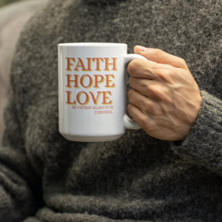 Taza De Café Faith.Hope.Love