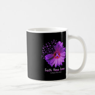 Taza De Café Faith Hope Love Epilepsy Awareness Sunflower