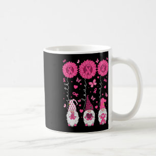 Taza De Café Faith Love Cure Gnomes Cáncer de Mama de Girasol A