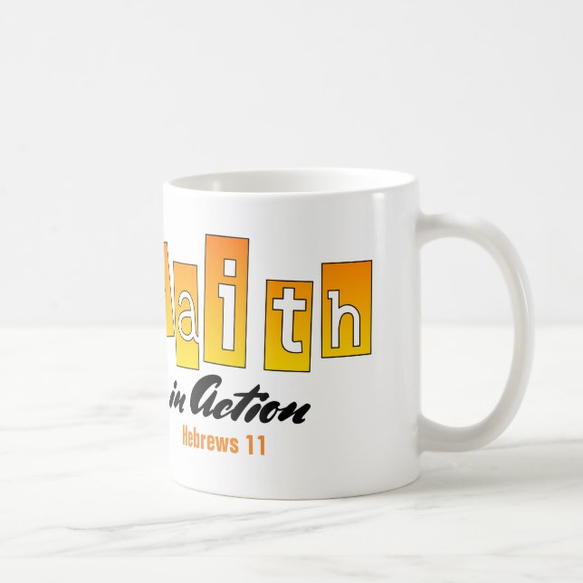 Taza De Café Faith - Mug blanco clásico (Derecha)