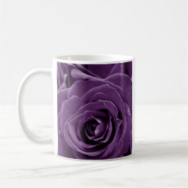 Taza De Café Faith Purple Roses 11oz Classic Mug