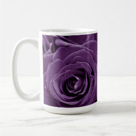 Taza De Café Faith Purple Roses 15oz Classic Mug
