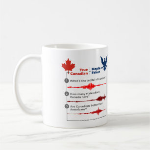 Taza De Café Faker auténtico canadiense o máple