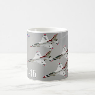 TAZA DE CAFÉ FALCON DE COMBATE F-16C