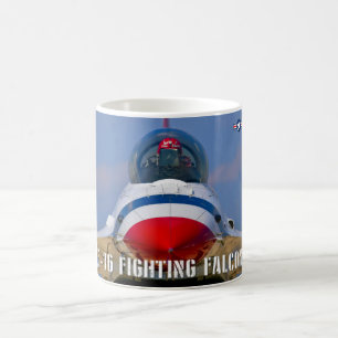 TAZA DE CAFÉ FALCON DE COMBATE F-16C