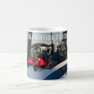 TAZA DE CAFÉ FALCON DE COMBATE F-16D