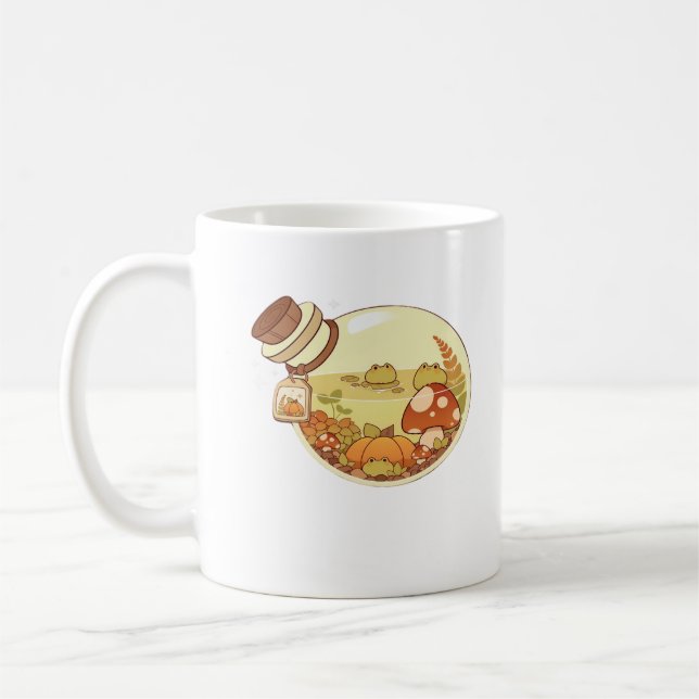 Taza De Café Fall Potion With Froggies Classic (Izquierda)