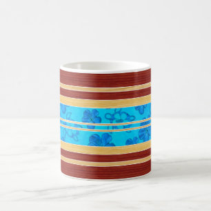 Taza De Café Falsa tabla hawaiana de madera de Honu Hawiian