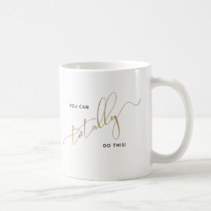 Taza De Café Falso oro blanco negro usted puede hacer