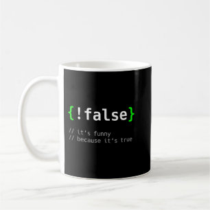 Taza De Café !Falso - Programador de Codificación divertida - O