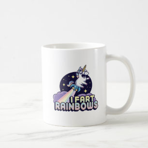 Taza De Café Faltando Unicornio - Gracioso Unicornio - Fart Rai