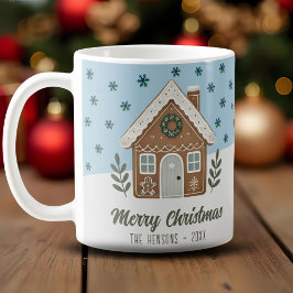Taza De Café Familia Boho Cookie House Snowflakes