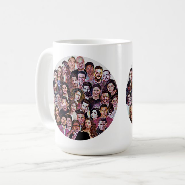 Taza De Café Familia Bollywood (Anverso izquierdo)