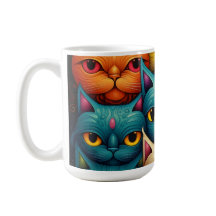 Familia Cat Colorous Whimsical 2