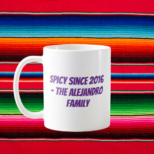 Taza De Café Familia Cinco de Mayo personalizada