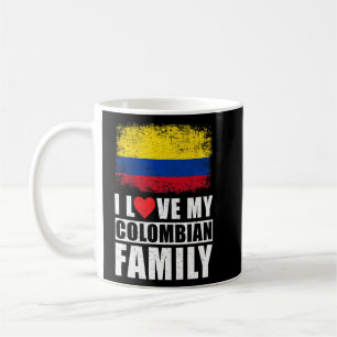 Taza De Café Familia Colombiana me encanta mi colombo familiar 