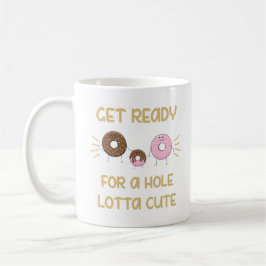 Taza De Café Familia Cute Donut, Invitación de bebé