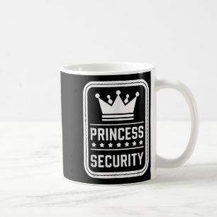 Taza De Café Familia de Castillo de Protección de Seguridad de 